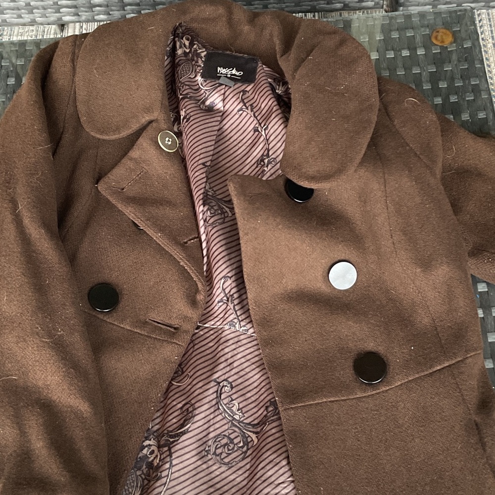 Mossimo Dark Brown Pea Coat